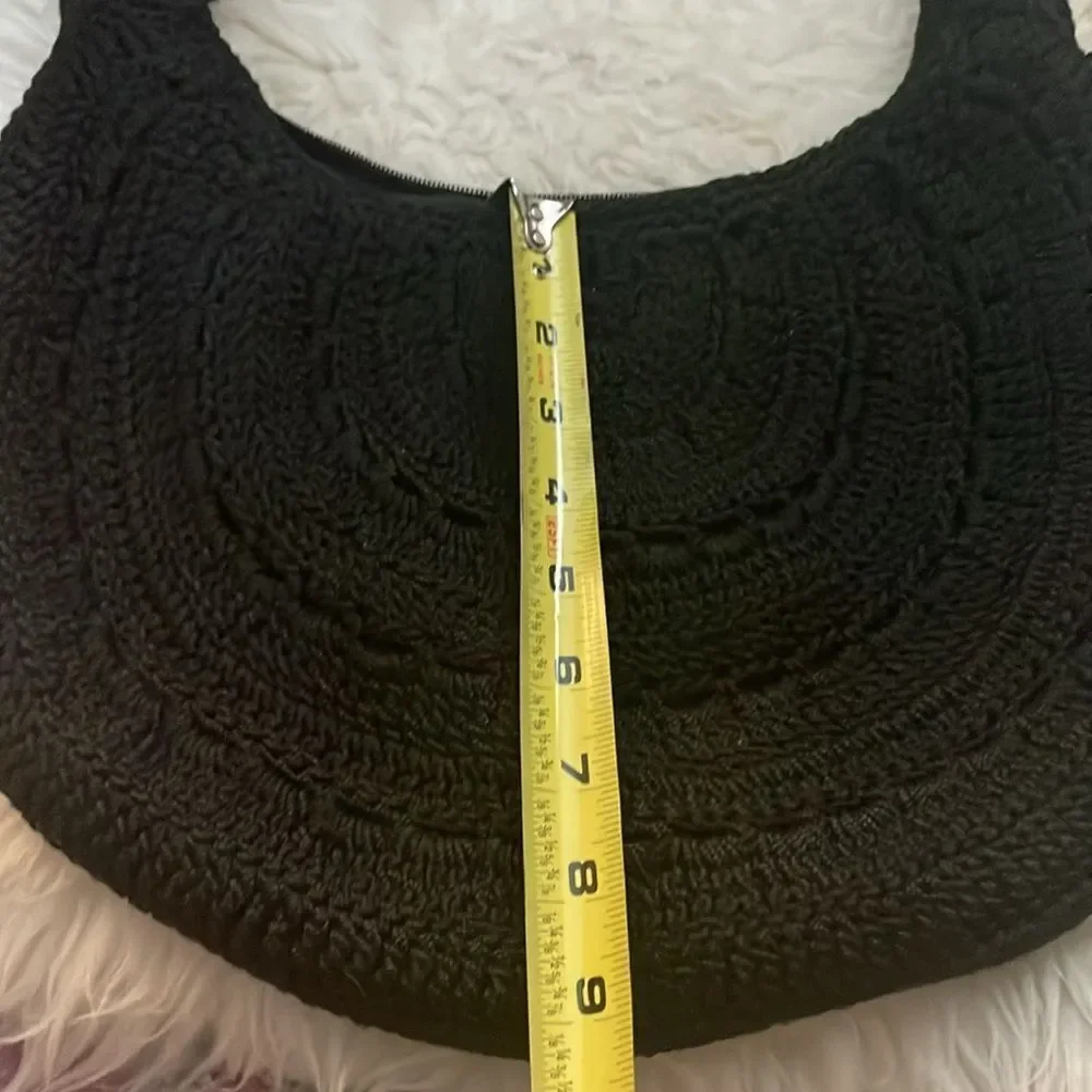 The Sak Crochet Handbag Black
